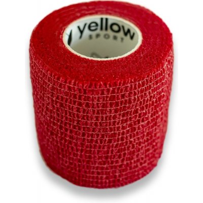 yellowBAND Kohezivní obinadlo 5 cm červená – Zboží Dáma