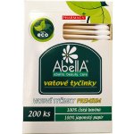 AbellA Premium ECO Vatové tyčinky box, 200 ks – Zboží Dáma
