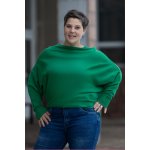 Italy fashion Úpletový svetr IRENE Starorůžová – Zboží Dáma