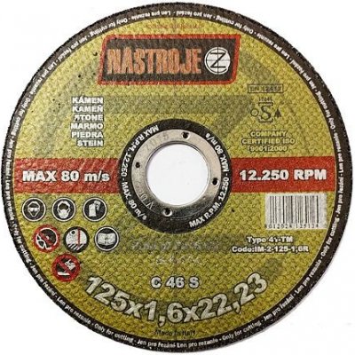 Nástroje cz Řezný kotouč 125 x 1,6 mm IM-2-125-1,6R – Zboží Dáma