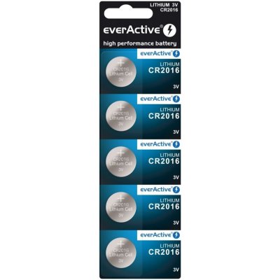 EverActive Lithium CR2016 5ks CR20165BL – Sleviste.cz