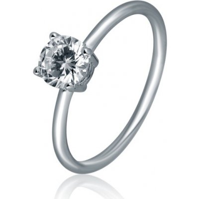 JVD stříbrný prsten se zirkonem SVLR1129X61BI – Sleviste.cz