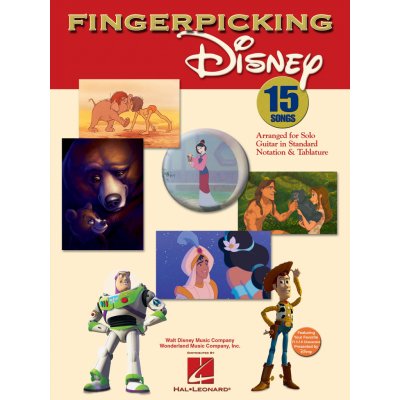 Walt Disney Noty pro kytaru Fingerpicking Disney