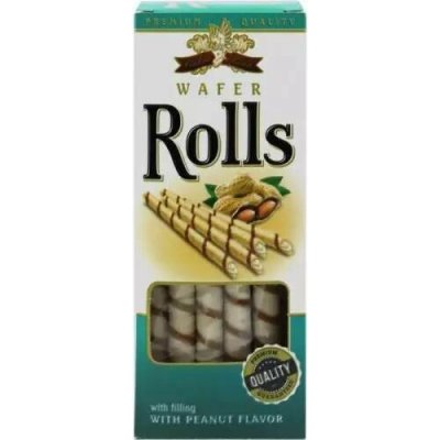 Cookiesland wafer rolls peanut 160 g – Zboží Dáma