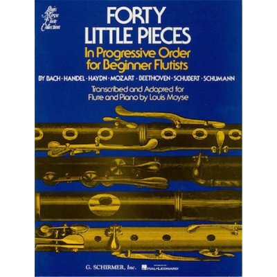 40 Little Pieces In Progressive Order For Beginner Flutists noty na příčnou flétnu – Zbozi.Blesk.cz