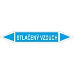 Oboustranná šipka - Stlačený vzduch Samolepka PVC 0: arch 10 ks - 166x26mm – Zboží Dáma