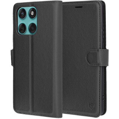 Techsuit Leather Folio kožené Motorola Edge 60 / Edge 60 Fusion černé – Zboží Živě