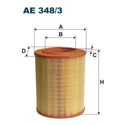 FILTRON AE348/3 Vzduchový filtr (AE348/3) – Hledejceny.cz