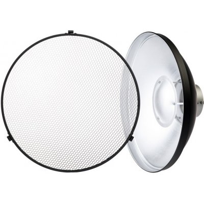 Godox Stříbrný Beauty Dish 42cm s voštinou , Godox BDR-S420 , Bowens – Zbozi.Blesk.cz