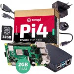 Raspberry Pi 4B, Oficiální STAR-T Box, Raspberry Pi RPi 4B 2 GB Raspberry Pi – Hledejceny.cz