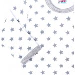 NEW BABY Kojenecké celorozepínací body New Baby Classic II šedé s hvězdičkami – Zboží Mobilmania