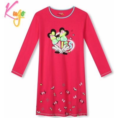 Kugo dětské pyžamo MN1775 sytě růžová – Zboží Mobilmania