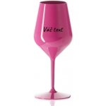 Nerozbitná sklenice na víno Milano - Barva: Růžová 460 ml – Sleviste.cz