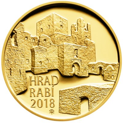 ČNB Zlatá mince 5000 Kč Hrad Rabí 2018 1/2 oz – Zboží Mobilmania