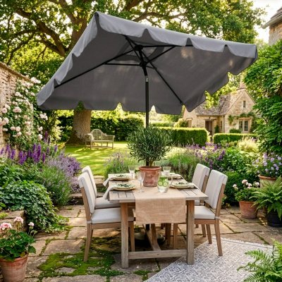 Springos Slunečník na terasu 200 x 130 CM GU0037 – Hledejceny.cz