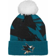 Outerstuff Dětská zimní čepice San Jose Sharks Big Face