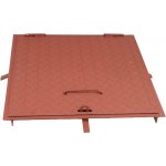 Toptrade poklop šachtový ocelový rám 500 x 500 mm – Zboží Mobilmania