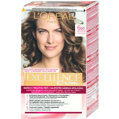 L'Oréal Excellence Creme Triple Protection 600 Natural Dark Blonde 48 ml