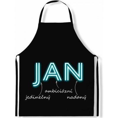 IMPAR Zástěra Mužská jména Neon Jan – Hledejceny.cz