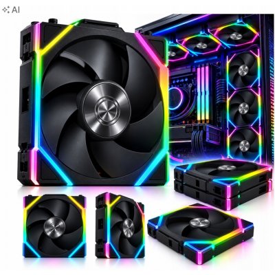 Lian Li UNI FAN SL Wireless 120 Black 12SL1W1B – Hledejceny.cz