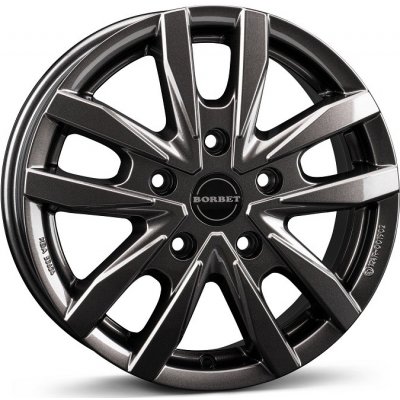 Borbet CW5 6x16 5x118 ET68 anthracite polished | Zboží Auto