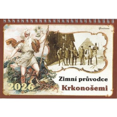Krkonoše Zimní průvodce Jana Včeláka Stolní Gentiana 2026 – Zboží Dáma Krkonoše Zimní průvodce Jana Včeláka Stolní Gentiana 2026 – Zboží Dáma