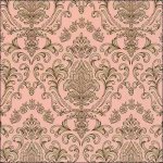 Ambiente Europe BV ubrousek 33x33cm Baroko ornament lososový – Zboží Dáma