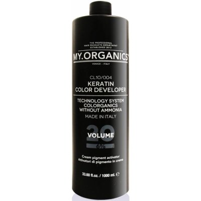 My.Organics Keratin Color Developer 20Vol 1000 ml – Zboží Mobilmania