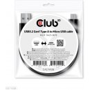 Club 3D CAC-1408 USB 3.2 Gen1 Type-A to Micro USB Cable M/M, 1m