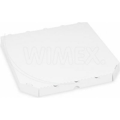 Krabice na pizzu (mikrovlnitá lepenka) E6 extra-pevná bílá 32 x 32 x 3 cm [100 ks] – Zboží Dáma