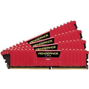 Corsair Vengeance LPX Red DDR4 16GB (4x4GB) 3000MHz CL15 CMK16GX4M4B3000C15R