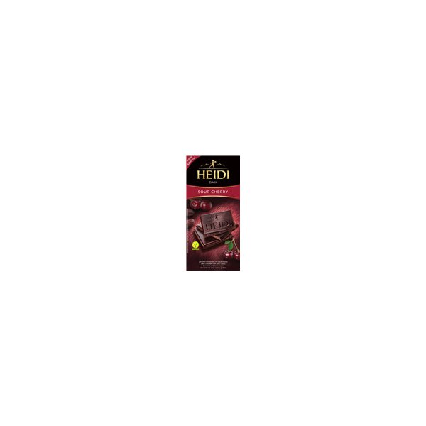 Čokoláda HEIDI Dark Sour Cherry 80 g