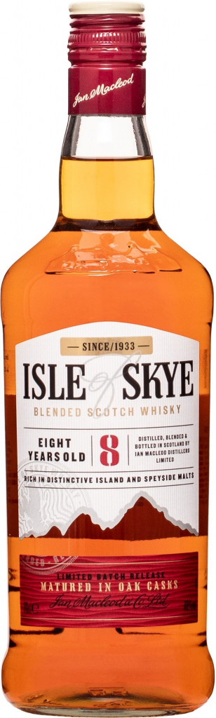 Isle of Skye 8y 40% 0,7 l (holá láhev)