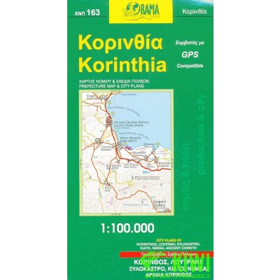 mapa Korinthia 1:100 t. – Hledejceny.cz