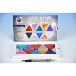 Teddies Voskovky magické trojboké Metallic 10ks v krabičce 21x12cm – Zboží Dáma