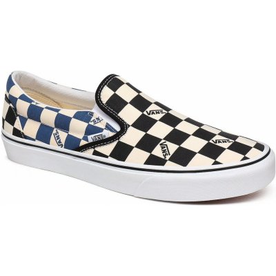 Vans Classic Slip-On Big Check/Black/Navy – Zboží Dáma