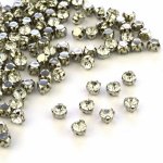 Našívací kamínky 4 mm čiré – Zboží Dáma