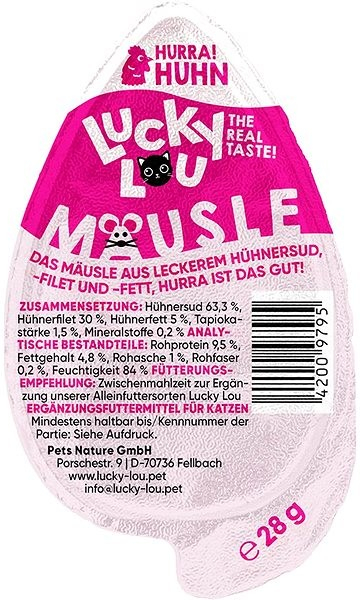 Lucky Lou Mäusle kuře 28 g