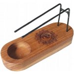 Malý Podstavec na Palo Santo z Teakového Dřeva - Hamsa – Sleviste.cz