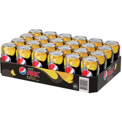 Pepsi Max Mango 24 x 330 ml – Zbozi.Blesk.cz