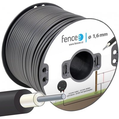 Fencee Kabel vysokonapěťový 1,6mm, ocelový, do 20kV 100m – Zboží Mobilmania