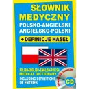 Słownik medyczny polsko-angielski angielsko-polski + definicje haseł + CD słownik elektroniczny