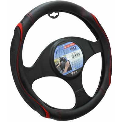 COMPASS TEAR potah volantu, červený | Zboží Auto