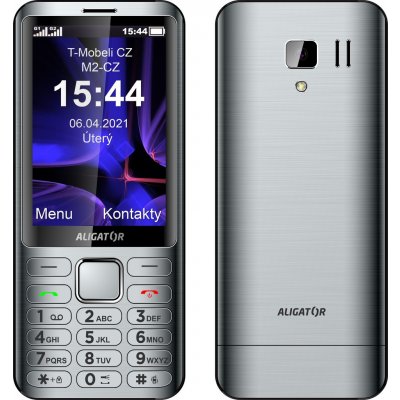 ALIGATOR D950 Dual SIM stříbrná – Hledejceny.cz