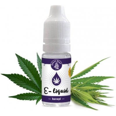 Zelená země CBG e-liquid 1% příchuť konopí 10 ml