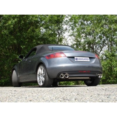 FOX Nerezový koncový tlmič s dvojitým vyústením na každej strane 2x100mm (Typ 17) AUDI TT - 8J quattro Coupe/ Roadster r.v. od 2006