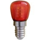 Diolamp LED mini žárovka červená ST26 1W/230V/E14/Red/60Lm/360°