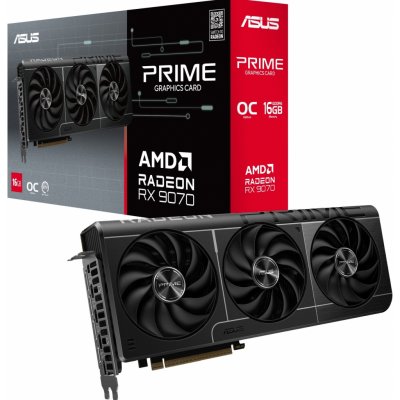 Asus PRIME Radeon RX 9070 OC 16GB 90YV0LI1-M0NA00 – Zboží Živě