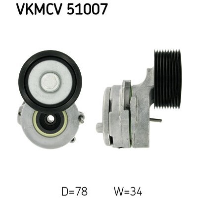 Napínák žebrovaného klínového řemenu SKF VKMCV 51007 (VKMCV51007) – Zboží Mobilmania