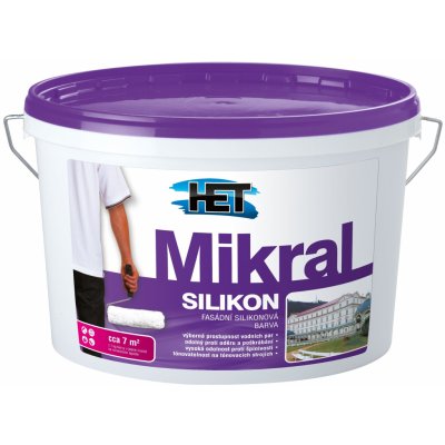 Het Mikral Silikon bílá 15 kg – HobbyKompas.cz